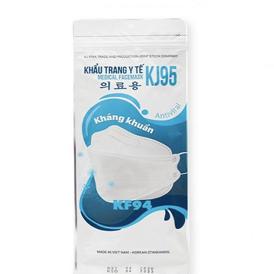 Khẩu trang Hàn Quốc KF94 - 4 lớp kháng khuẩn - KJ95