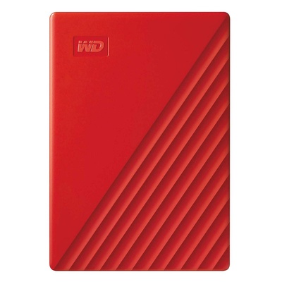 WD | ฮาร์ดดิสก์พกพา MY PASSPORT 2TB, Red, USB 3.0, HDD 2.5 รุ่น WDBYVG0020BRD