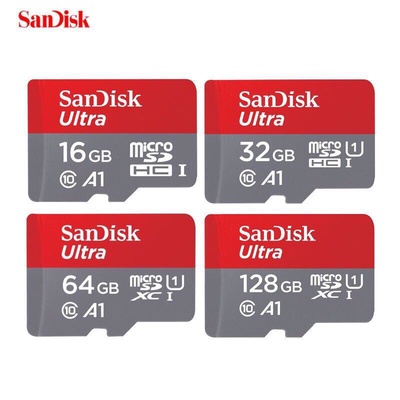 SanDisk | 100MB/s ULTRA A1 Class 10 Micro SD Card (256/128/64/32/16GB)