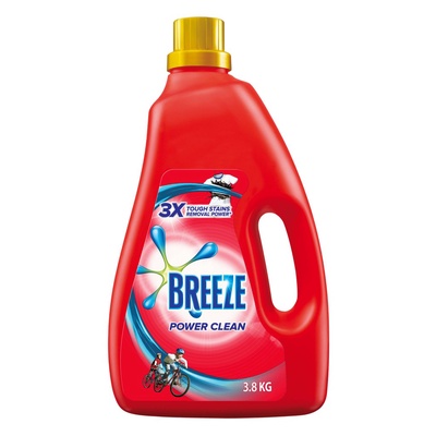 Breeze | Detergent Liquid Power Clean 3.8kg