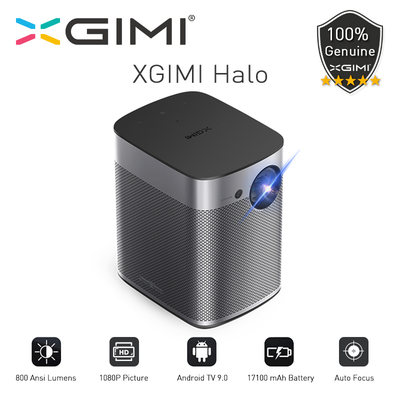 XGIMI | โปรเจคเตอร์พกพา Halo DLP Mini Projector 1080P Full HD Android 9.0