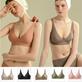 Japanese SUJI Bra Japanese SUJI Invisible-Button Black-Technology Bra Jelly  Strip Soft Support Deep