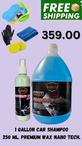 car shampoo with carnauba wax and foam booster 4Liters