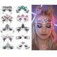 9 sheets Face Jewels Rhinestones For Makeup,Face Gems Stick On Eye