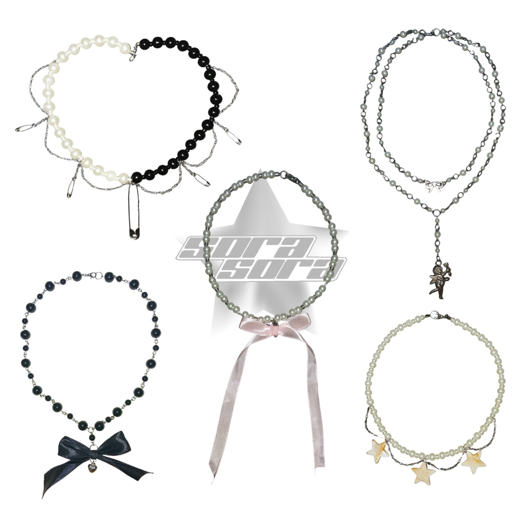 Fairy Grunge Necklace Set Fairycore Coquette Angel Butterfly Lock Layered  Chains Choker Necklace For Eboy Egirl Women Men