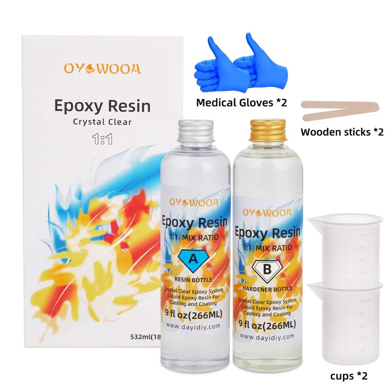 Epoxy Resin Pigment Set Crystal Clear Epoxy Resin Dye Liquid 24 Vibrant  Color