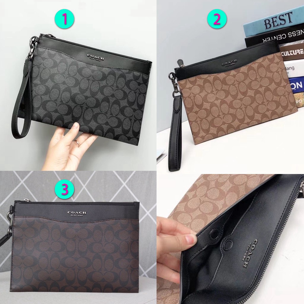 Coach store clutch black