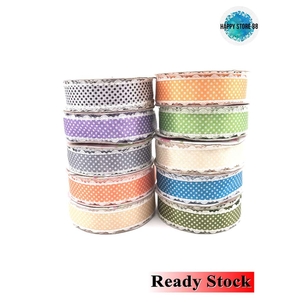 50 Yards/roll, Width 1cm, Lace ribbon, Jumper Craft, Rich Colors