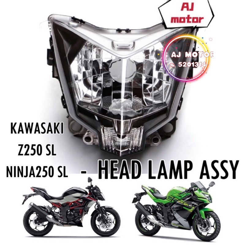 Headlamp ninja 250 deals sl