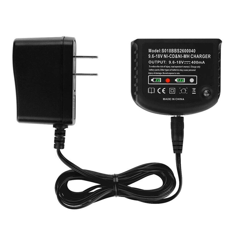 AC Adapter For Black Decker GC1800 Type 2 18 Volts Battery Charger Power  Supply