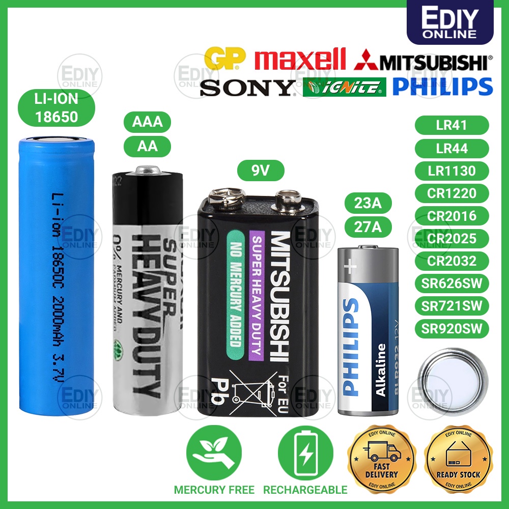 1aaa battery cr2032 Price & Promotion-Okt 2026 | BigGo Malaysia