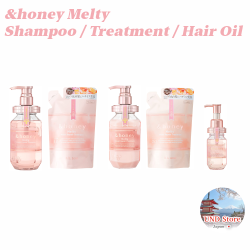 And Honey Melty Moist Repair Shampoo & Treatment & Hair Pack &honey Tinker  Bell