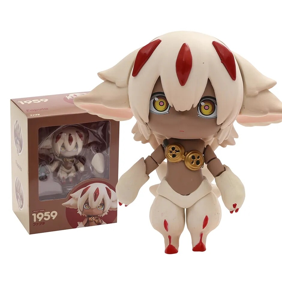 2023 NEW Anime Made In Abyss Riko Nanachi Faputa Mini Action Figure Doll  Model Plate Cosplay Toy for Acrylic Stand Gift