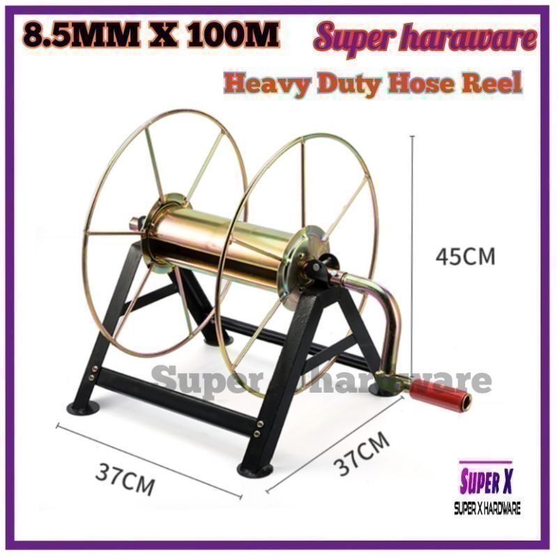 ISANO STACKABLE HOSE REEL SET 20METER WITH WALL MOUNTING HOSE REEL