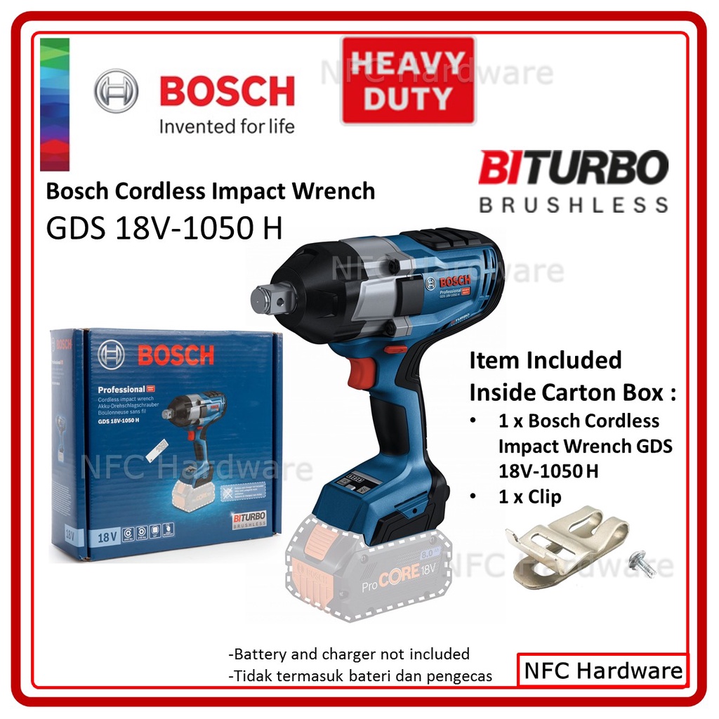 Buy Bosch GDS 18V-1050 H 3/4 In. Professional Impact Wrench