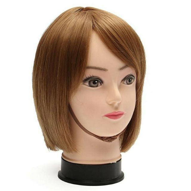 Canvas Block Head Training Mannequin wig Head Display Styling