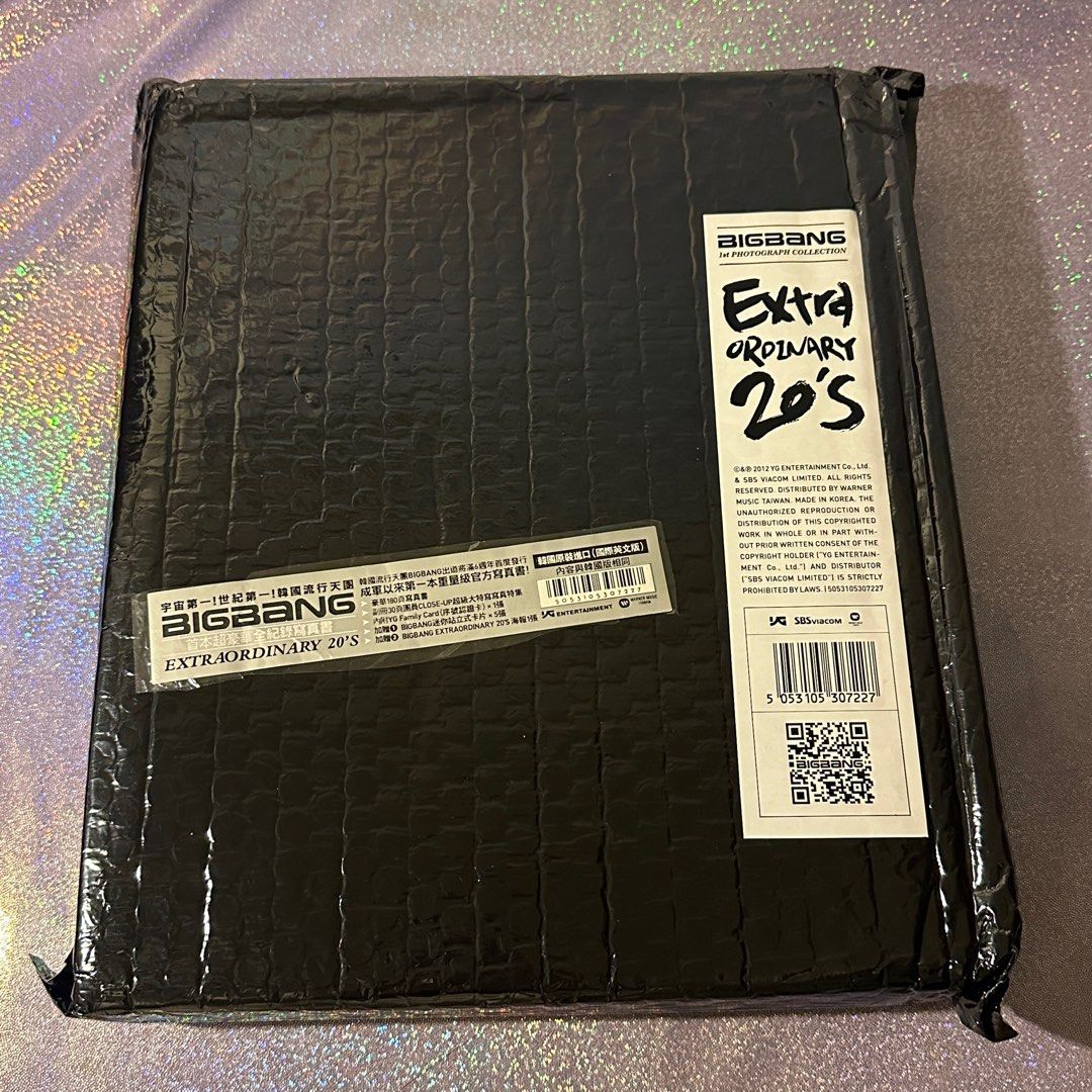 BIGBANG Extraordinary 20's 写真集 韓国版 レア 2012 - Extraordinary 20s - Korean 1st Press Limited Edition