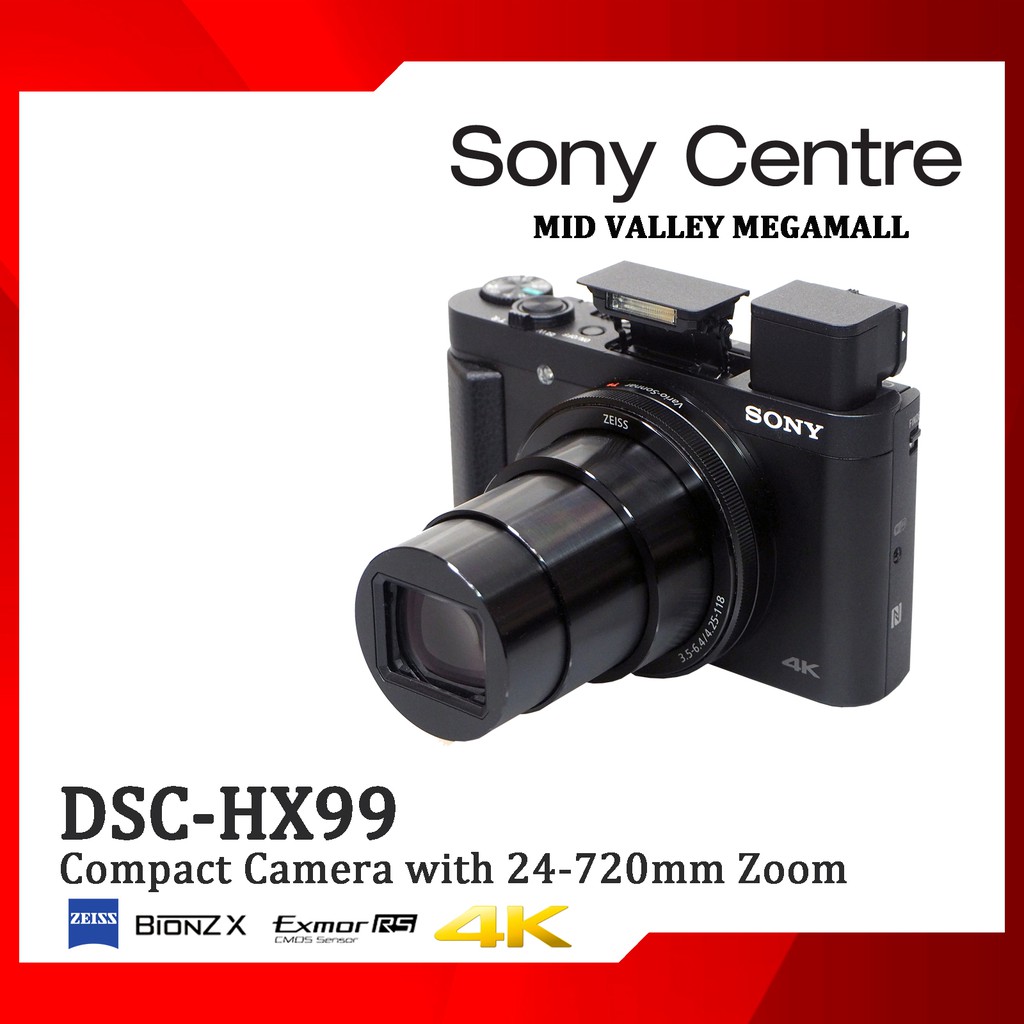 Sony Cyber-shot DSC-HX99 18.2MP Digital Camera with ZEISS 24-720mm
