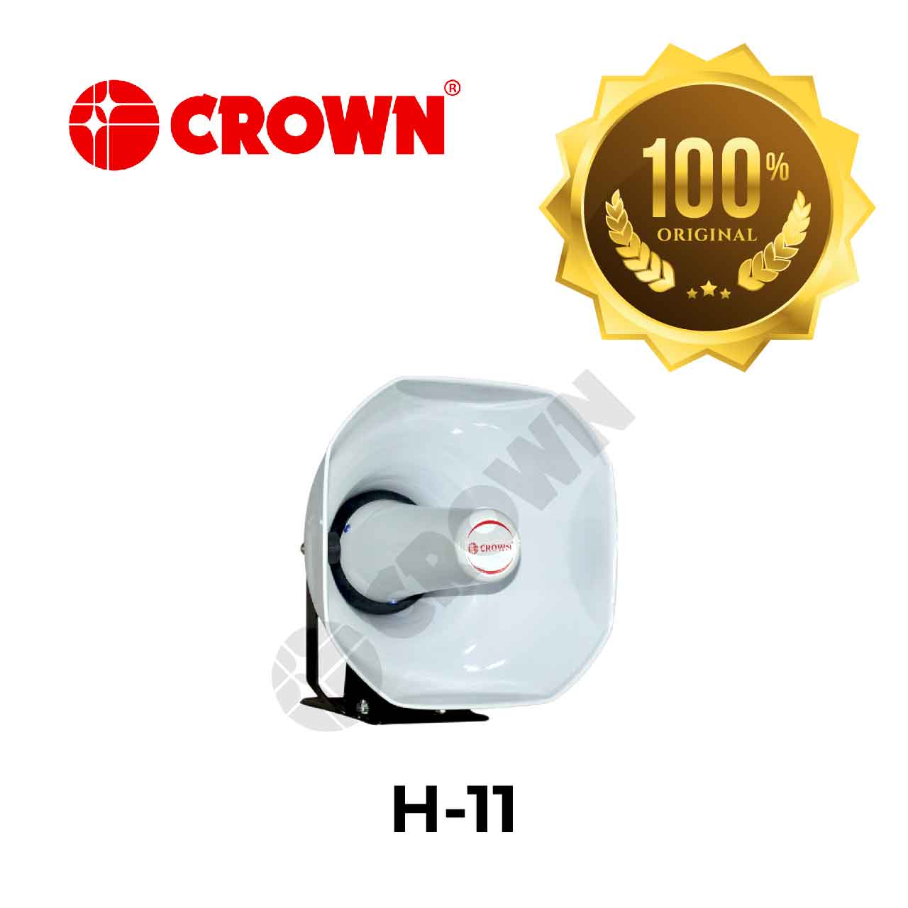 Crown store horn speaker