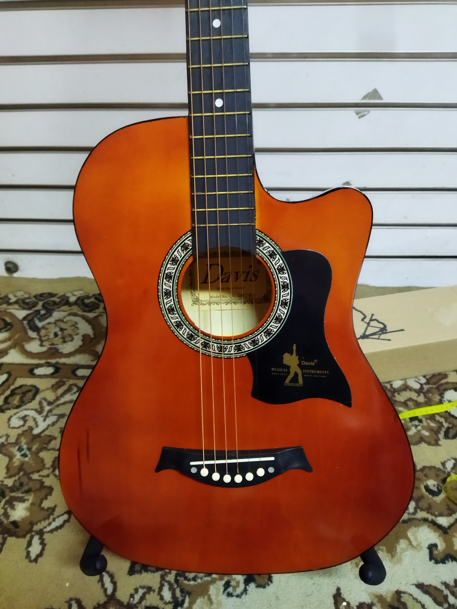 Davis shop acoustic guitar