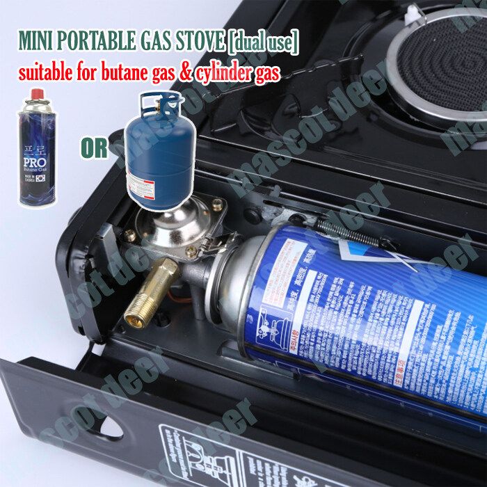 Portable mini gas stove for camping 