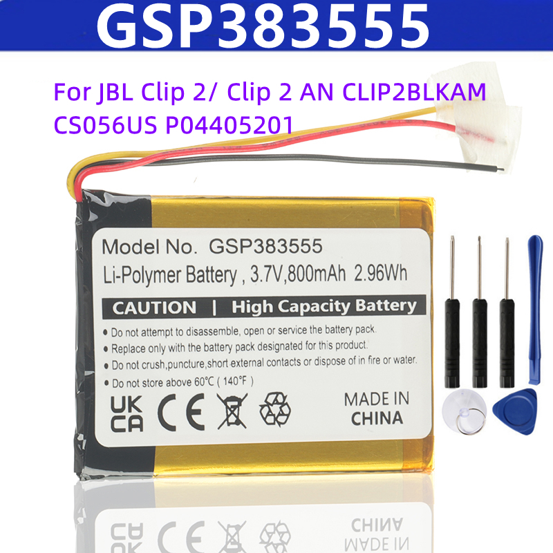 Jbl clip sale 2 battery