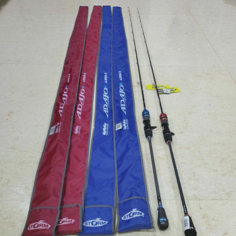 Storm Gomoku ADAJO 6'3" 1-Piece PE 3 Spin Rod – APS631-3 – Slow Fall Jigging – Medium Power – 300g Cast