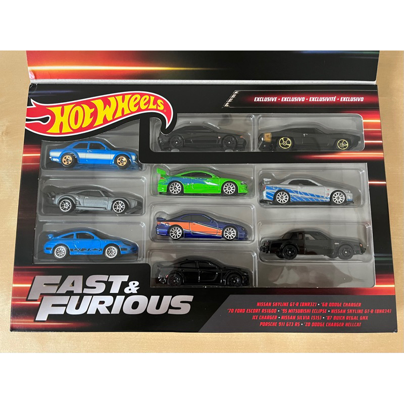 Hot Wheels Fast & Furious (10 Cars-Pack)