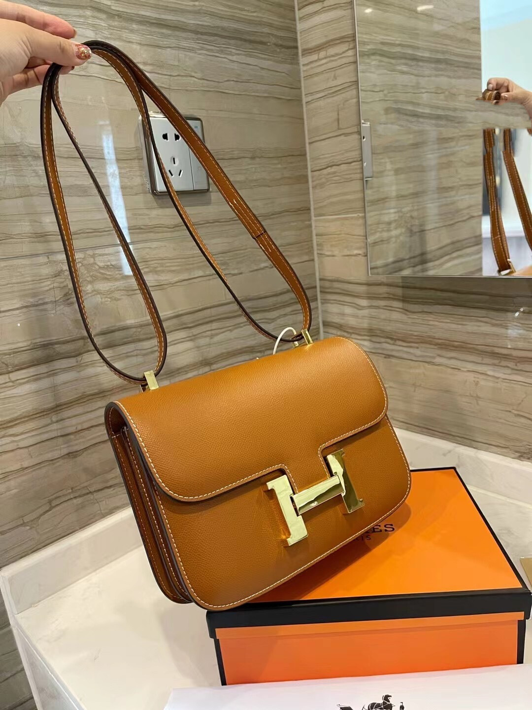 純正販売店舗 HERMES(エルメス)RYTHEM(リズム)グリーン3点セット新品未