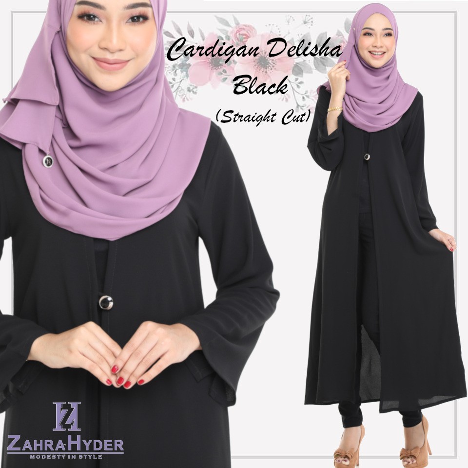 Cardigan labuh clearance