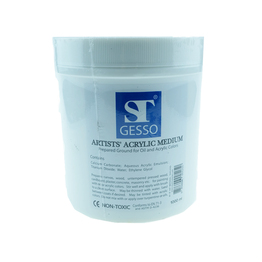 75/500ml Oil Painting Primer Gesso White Primer Thickening Agent