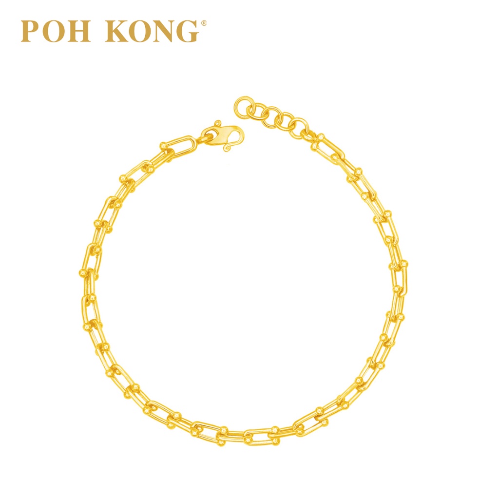 Poh kong deals white gold bracelet