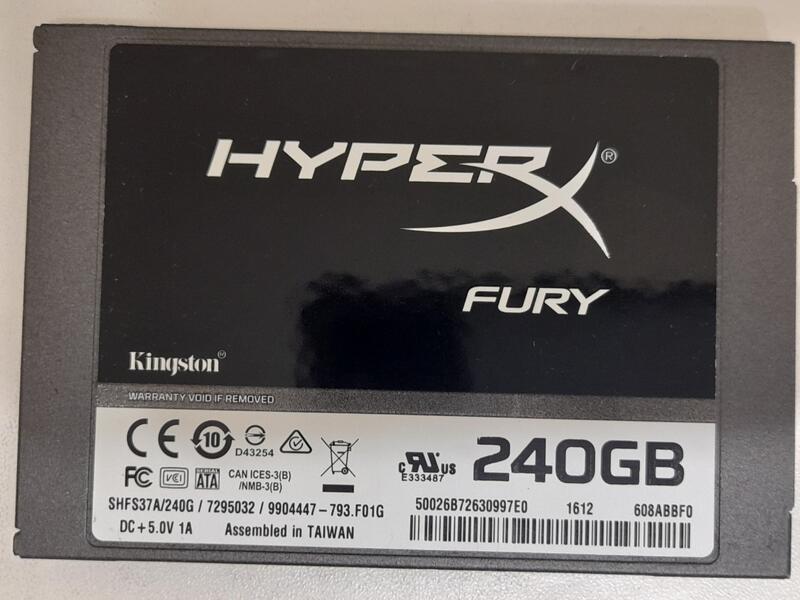 インテル株式会社 Kingston 240GB Hyper X SSD SATAIII SH100S3/240G