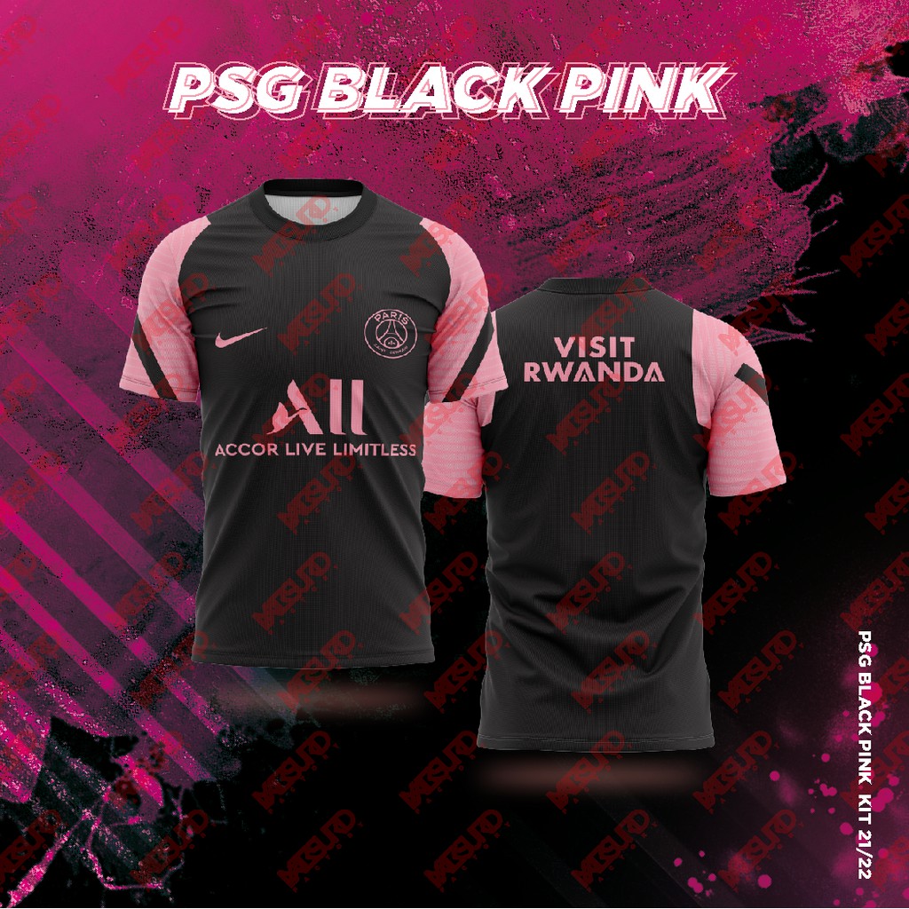 Psg black 2024 pink jersey