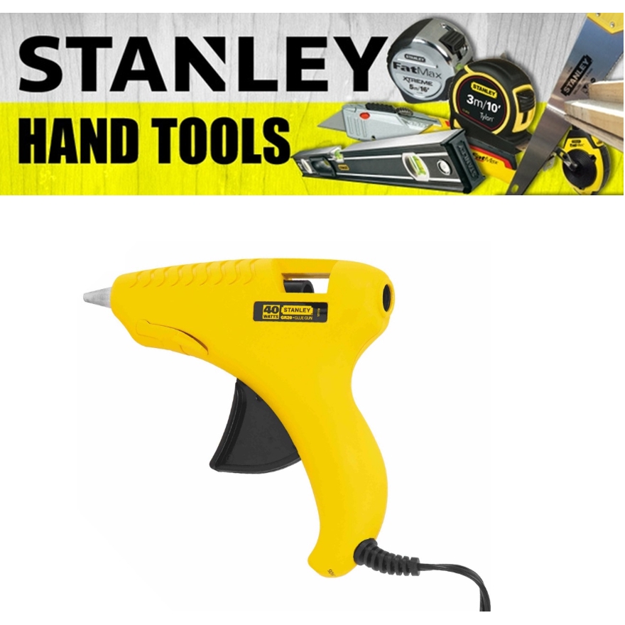 Stanley Heavy Duty 40 Watts Hot Glue Gun Shot (Yellow)