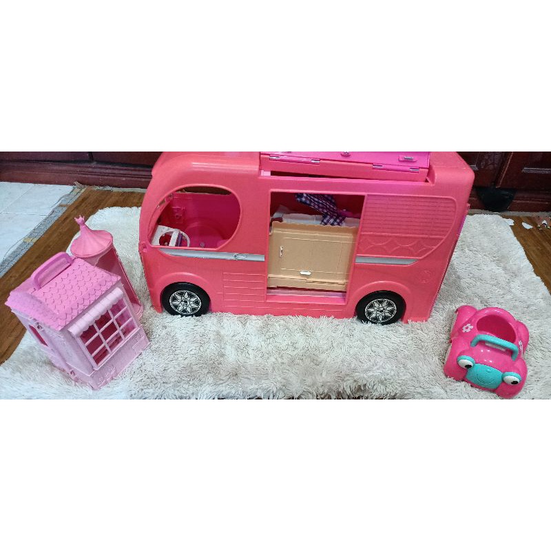 Barbie van pop cheap up camper duplex vehicle