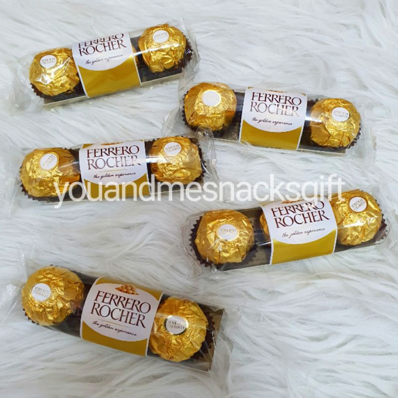 Bekas Plastik Gubahan Jambangan Coklat Ferrero Rocher