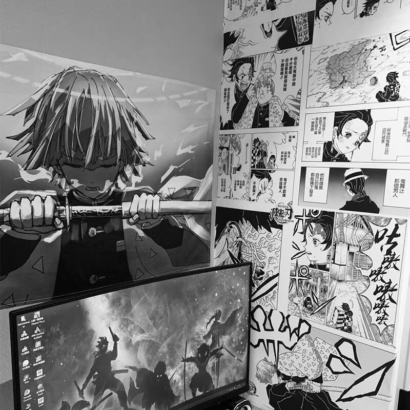 20/50Pcs Anime Manga Panel Aesthetic Picture for Wall Collage Print Room  Decorations for Boys Wall Art Prints for Bedroom Decor