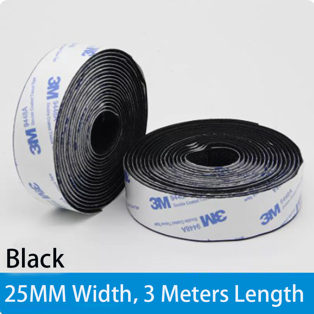 50mm in Width 3M Adhesive Tape Heavy Duty Self Adhesive Velcro Tape 3Meters/ Roll Hook and Loop Tape Fastener