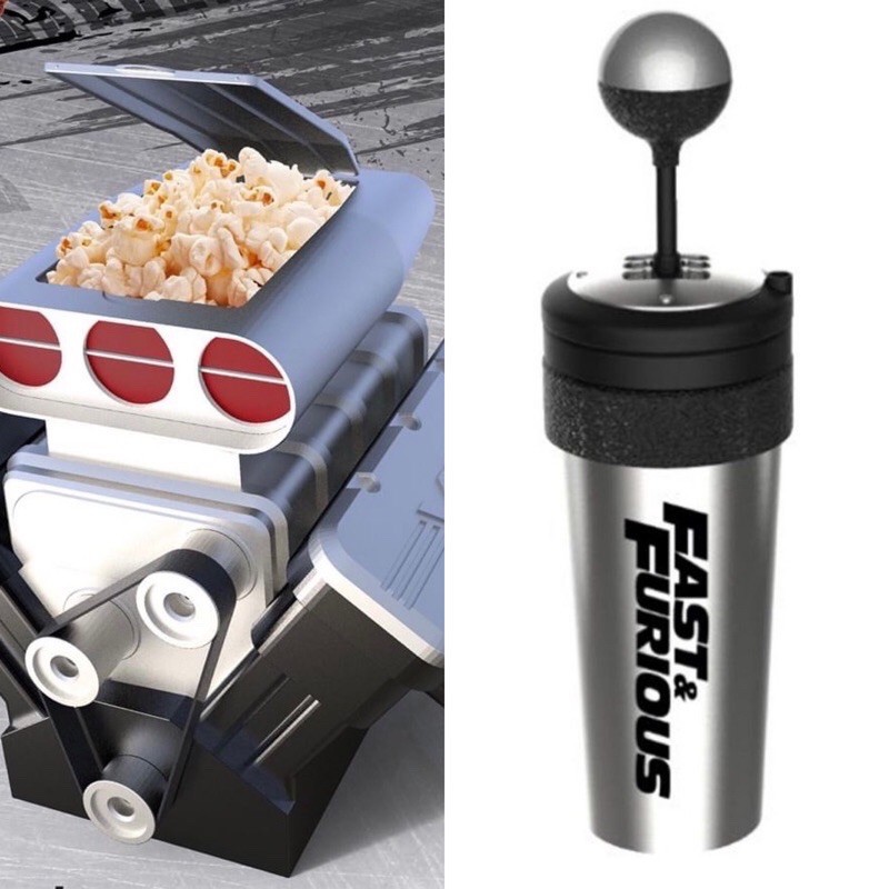 Fast & Furious9 | แก้วน้ำ Gear Shift / ถังป๊อปคอร์น Bucket V8