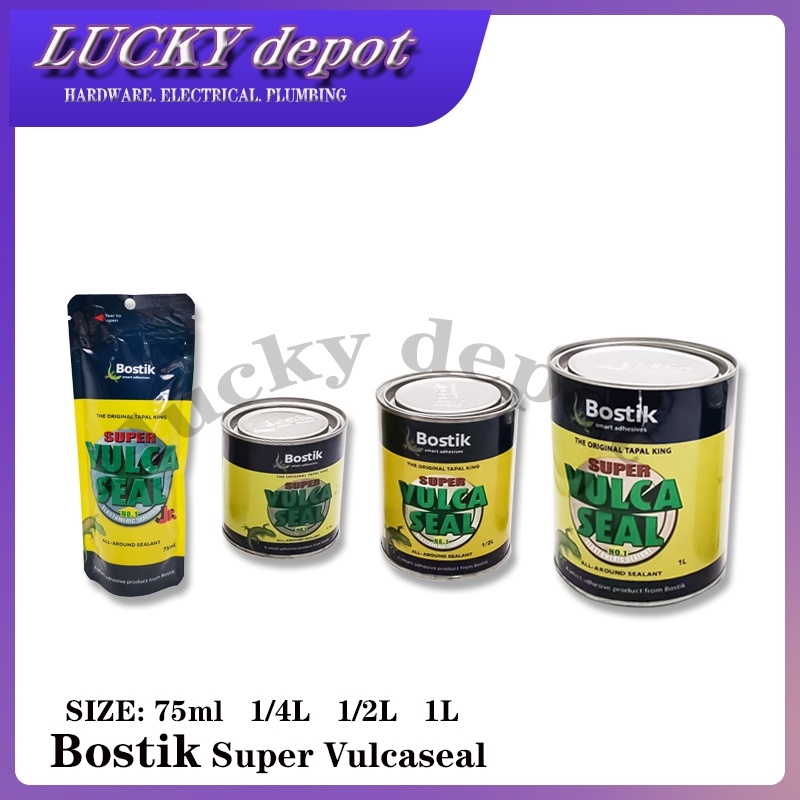 Bostik Super Vulcaseal Sealant (75 mL, 1/4 Liter & 1/2 Liter)