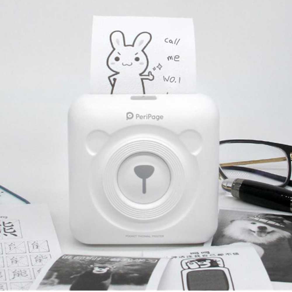 Doodle Dash Printer,Inkless Bluetooth Sticker Pocket Printer