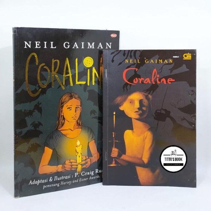 1 Book/Ghost Mother Original English Novel Coraline Neil Gaiman