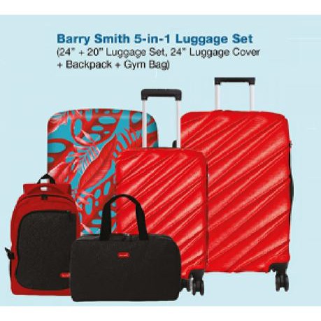 Barry smith 5 store in 1 luggage set