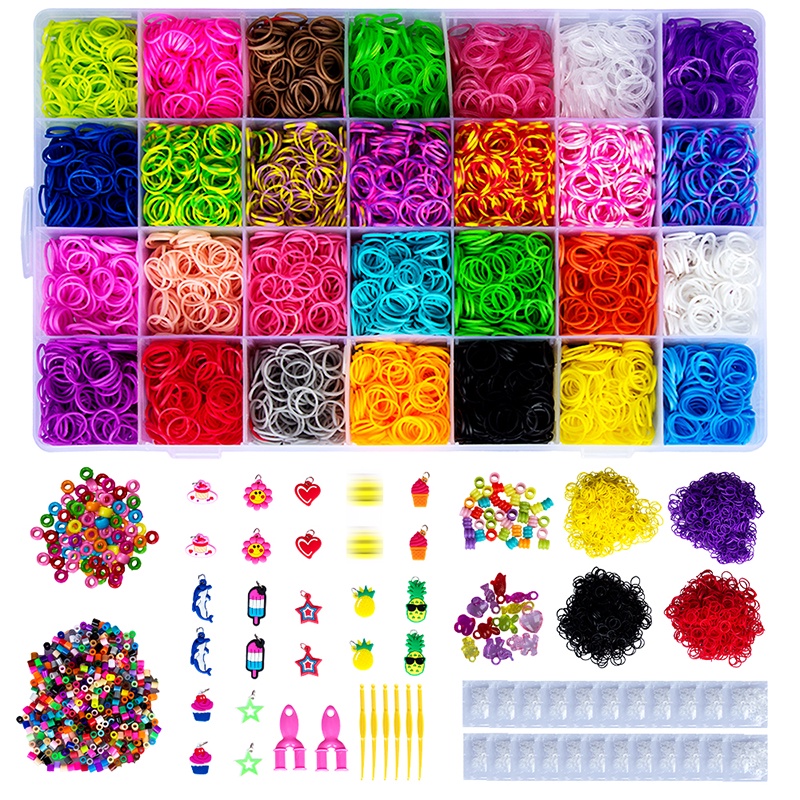 DIY bracelet making kit rubber bands to weave bracelet Kit