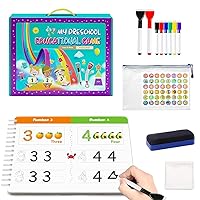 TOY Life Montessori Busy Book for Toddlers 1-3, Toddler Activity Book, ABC  Quiet Books for Toddler Stickers Book Preschool Autism Learning Materials