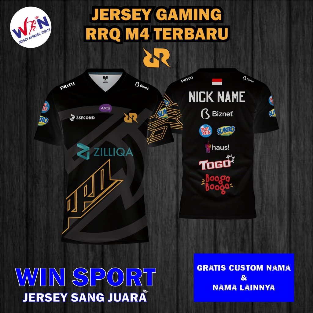 Baju jersey hot sale gaming ff