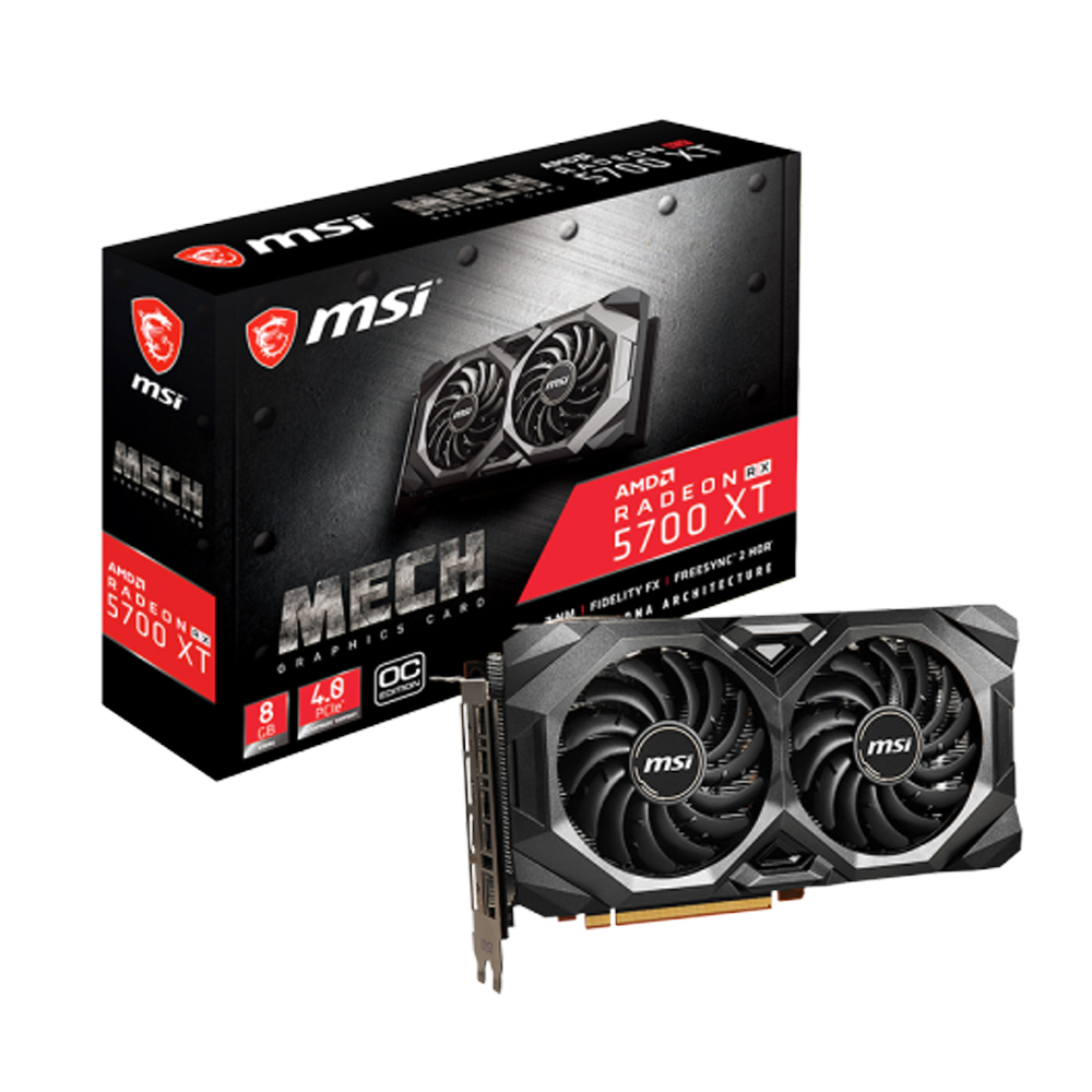 MSI | การ์ดจอ Radeon RX 5700 XT MECH OC 8GB