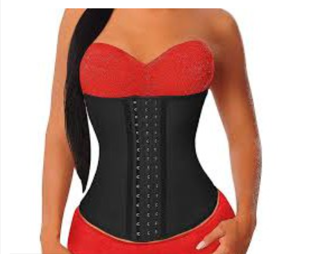 Latex Corset Women Latex Waist Ladies Binders And Shapers Corset Rubber,Red  -Black,3xl : : Clothing, Shoes & Accessories