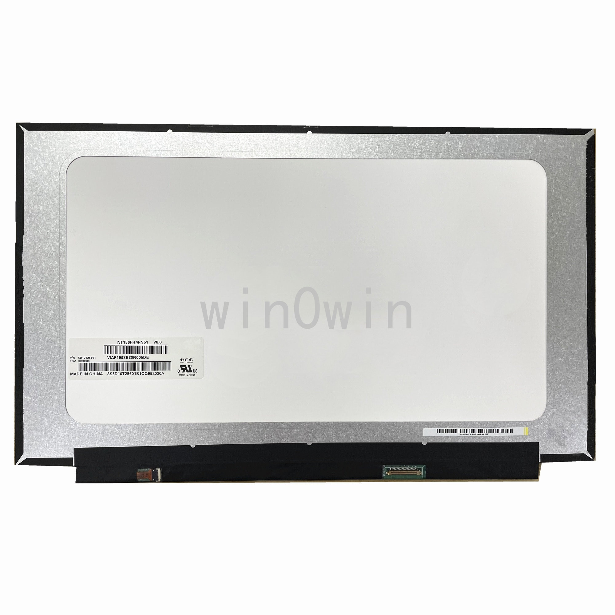 Écran Portable LED 15.6" - Modèle NT156FHM-N63 V8.1 - Full HD 1920x1080 - Neuf